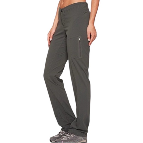 Columbia Just Right Women’s 6 Straight Leg Hiking Pants Gray Omni-Shield UPF 50 - Picture 1 of 10